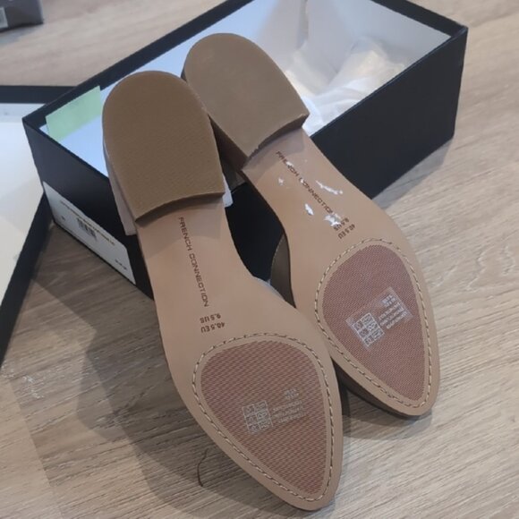 French Connection Womens Taupe Flats New On Box - Picture 7 of 10